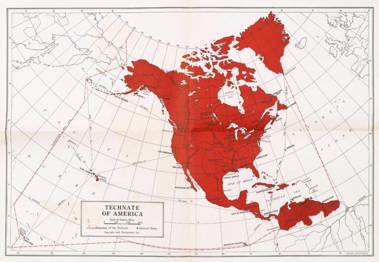Technocracy Technate Map